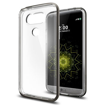 Coque LG G5 Spigen Neo Hybrid Crystal – Gunmetal