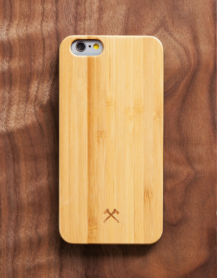 Woodcessories EcoCase Casual iPhone 6S / 6 - Bamboo & Navy Blue