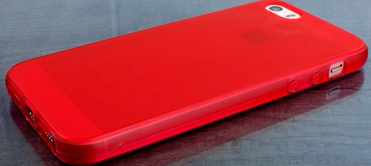 FlexiShield iPhone SE Gel Case - Red