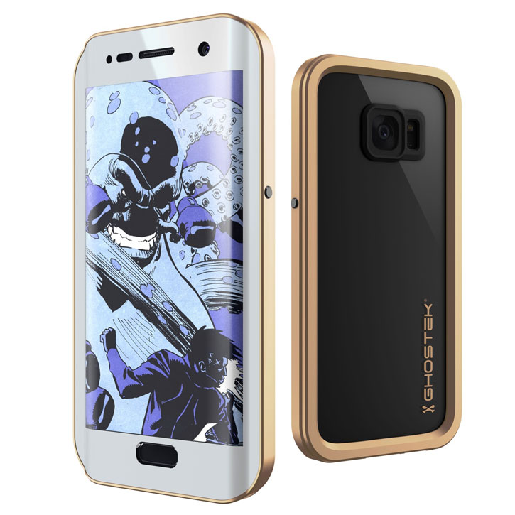 Ghostek Atomic 2.0 Samsung Galaxy S7 Edge Waterproof Case - Gold