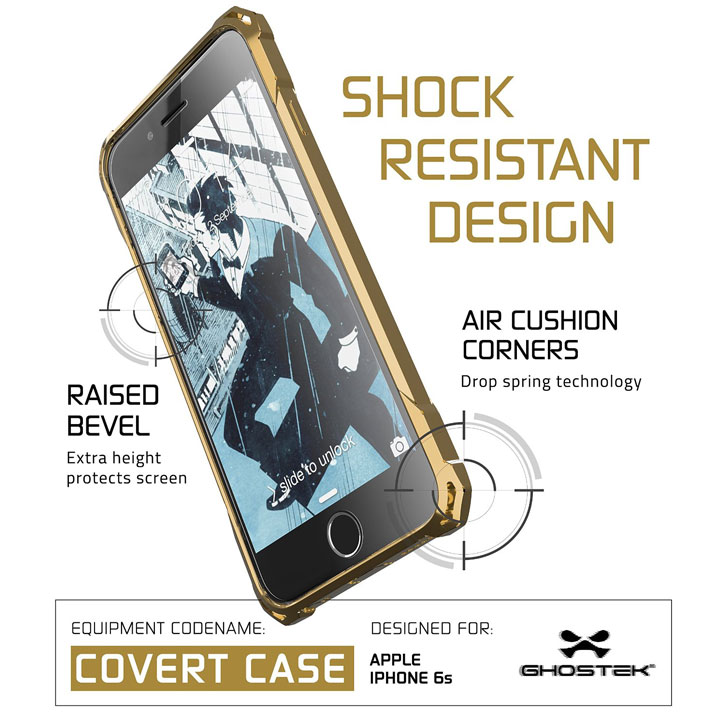 Ghostek Covert iPhone 6S / 6 Protective Case - Gold