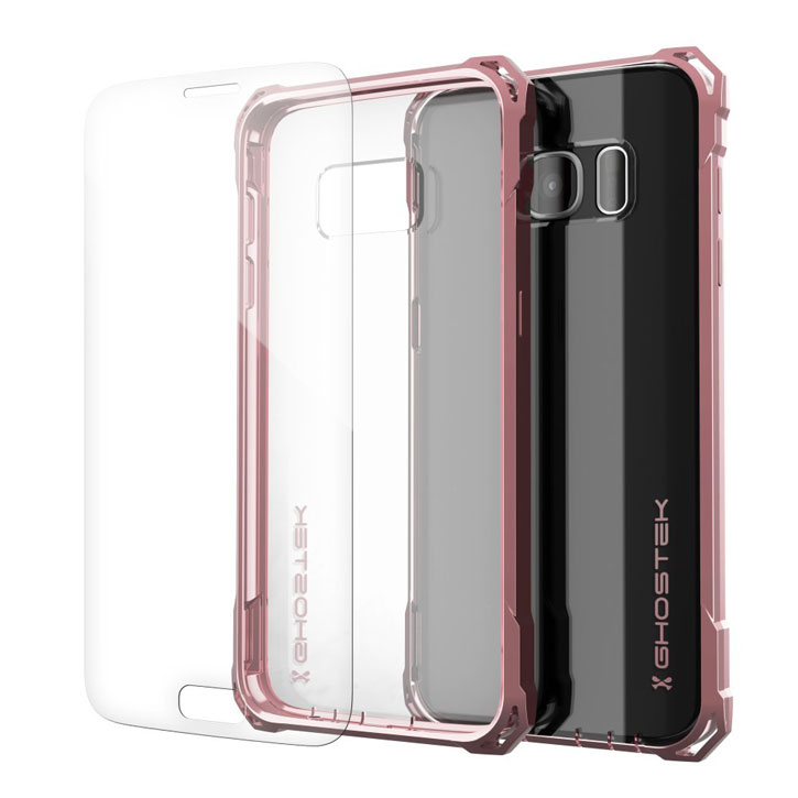 Ghostek Covert Samsung Galaxy S7 Bumper Case - Clear / Pink