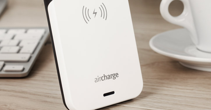 aircharge MFi Qi iPhone SE Wireless Charging Case - White