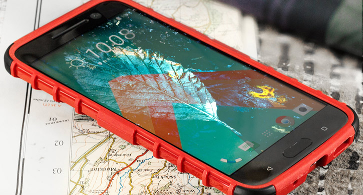 ArmourDillo HTC 10 Protective Case - Red