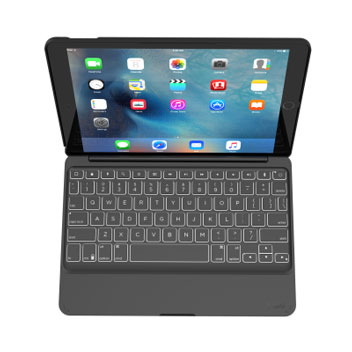 Housse iPad Pro 9.7 ZAGG Folio avec clavier rétro-éclairé – Noire