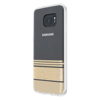 Incipio Hensley Stripes Samsung Galaxy S7 Edge Case - Gold