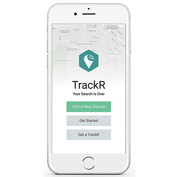 TrackR Bravo Phone and Valuables Bluetooth Locator - Silver