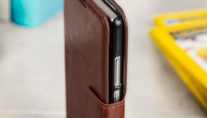 Olixar Huawei P9 Wallet Case - Brown