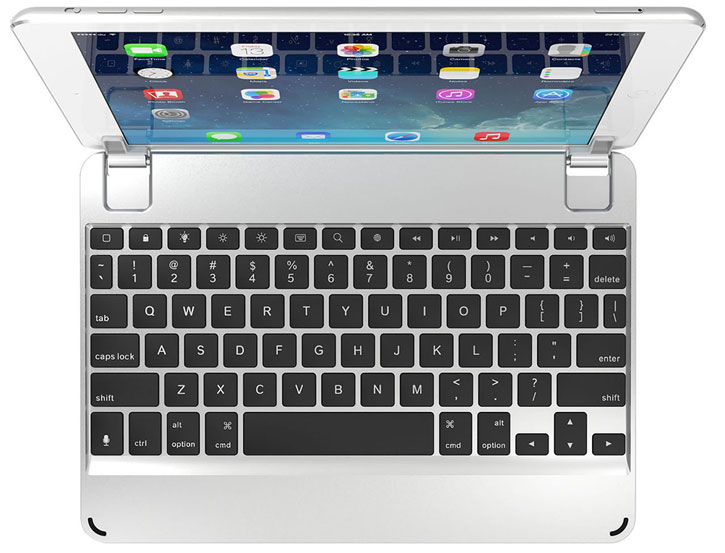 BrydgeAir Aluminium iPad Pro 9.7 / Air 2 / Air Keyboard - Silver