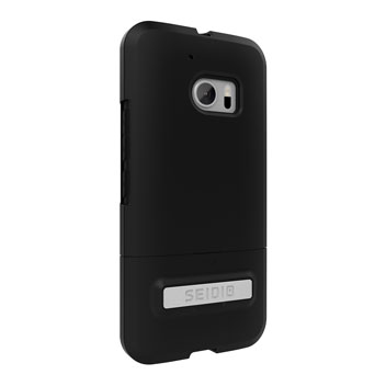 Seidio SURFACE HTC 10 Case & Metal Kickstand - Black