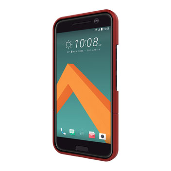 Seidio SURFACE HTC 10 Case & Metal Kickstand - Red / Black