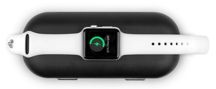 Twelve South TimePorter Apple Watch Charging Stand Case - Black