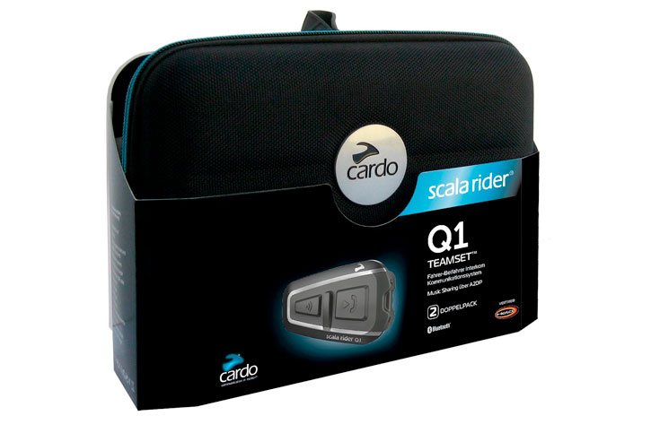 Cardo Scala Rider Q1 Teamset - Bluetooth Motorcycle Intercom System