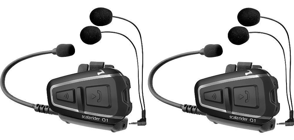 Cardo Scala Rider Q1 Teamset - Bluetooth Motorcycle Intercom System