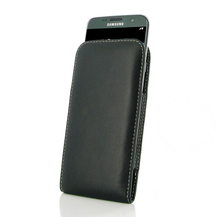 PDair Leather Vertical Samsung Galaxy S7 Edge Pouch Case