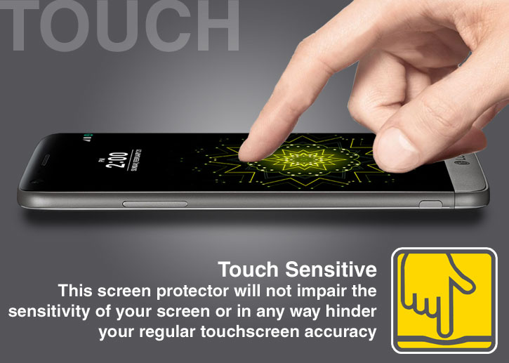 Olixar LG G5 Curved Glass Screen Protector - Black