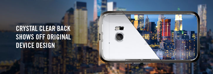 Spigen Neo Hybrid Crystal HTC 10 Case - Gunmetal / Clear