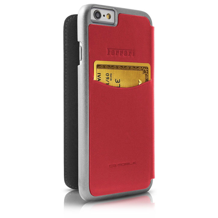 Ferrari 488 Gold Collection Booktype iPhone 6S / 6 Case - Red