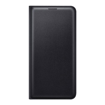 Official Samsung Galaxy J3 2016 Flip Wallet Cover - Black