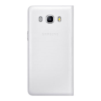Official Samsung Galaxy J3 2016 Flip Wallet Cover - White