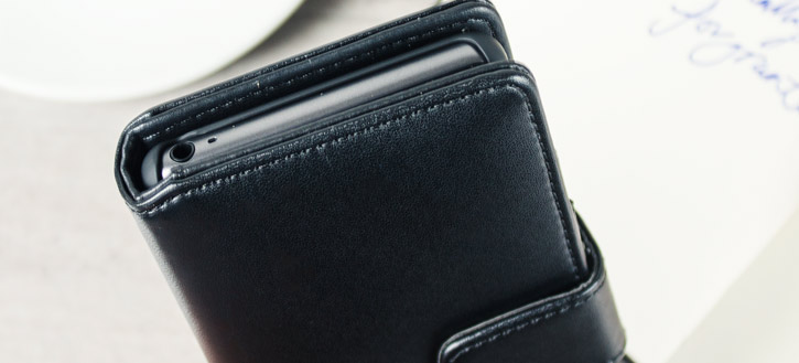Olixar Genuine Leather Sony Xperia XA Wallet Case - Black