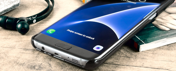Vaja Wrap Samsung Galaxy S7 Edge Premium Leather Case - Black