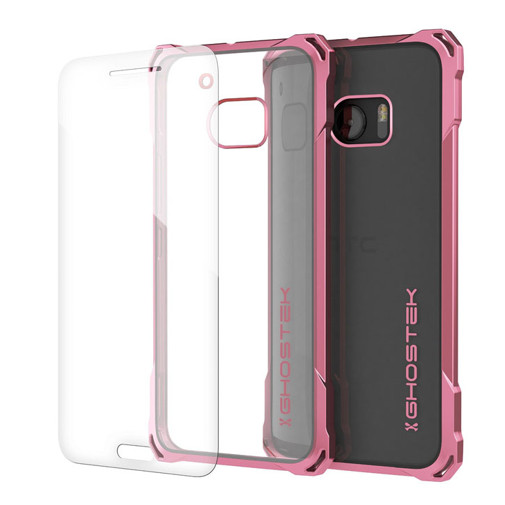 Ghostek Covert HTC 10 Bumper Case - Clear / Red