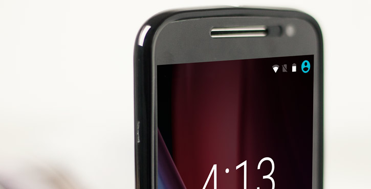 Coque Moto G4 FlexiShield en gel – Noire