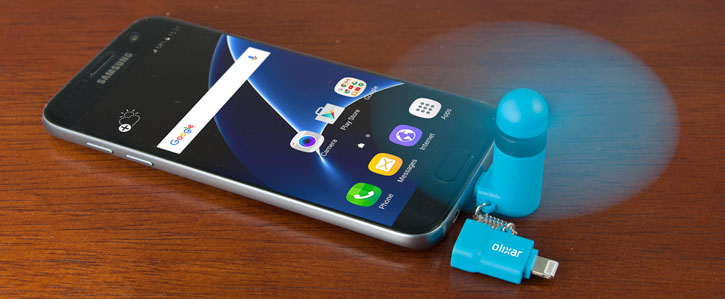 Olixar Pocketbreeze Mini Smartphone Fan - Blue