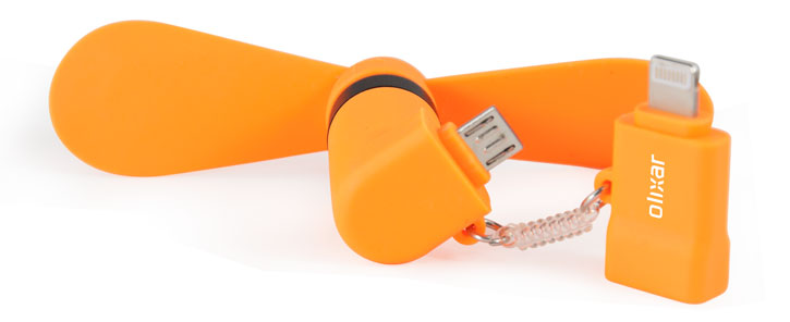 Olixar Pocketbreeze Mini Smartphone Fan - Orange