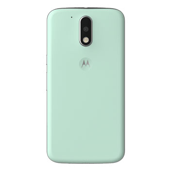 Official Moto G4 Shell Replacement Back Cover - Foam Green
