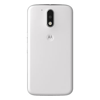 Official Moto G4 Shell Replacement Back Cover - Chalk White
