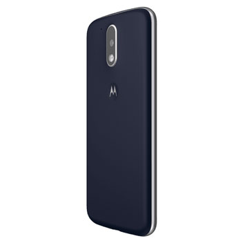 Official Moto G4 Plus Shell Replacement Back Cover - Deep Sea Blue