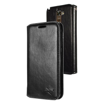 Zizo Leather Style LG Stylus 2 Wallet Case - Black