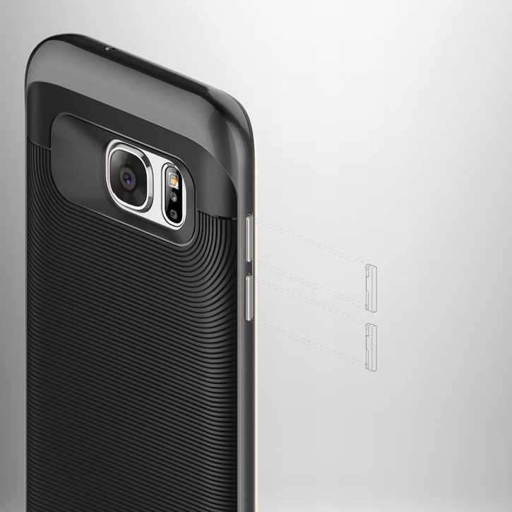 Coque Samsung Galaxy S7 Edge Caseology Wavelength Series – Noire