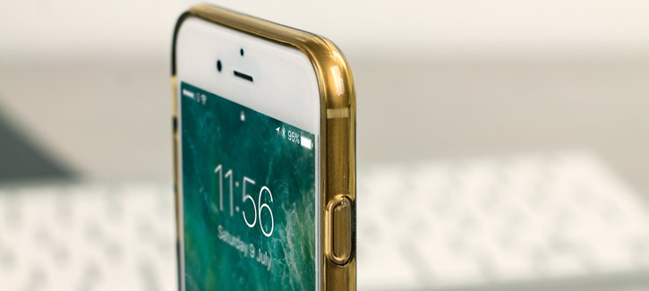 FlexiShield iPhone 7 Gel Case - Gold