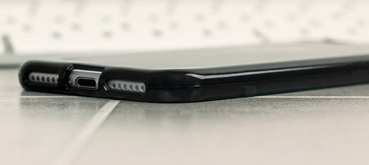 FlexiShield iPhone 7 Gel Case - Black