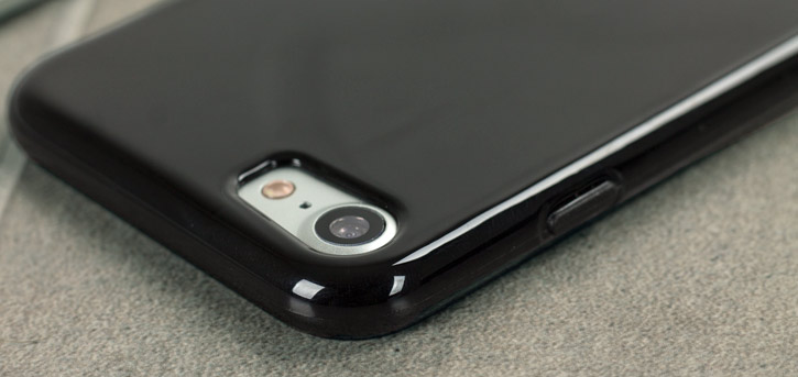 Coque iPhone 8 Olixar FlexiShield en gel – Noire