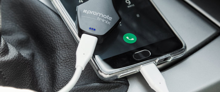 Promate 8.4A Qualcomm Quick Charge 3.0 Dual USB & USB-C Car Charger