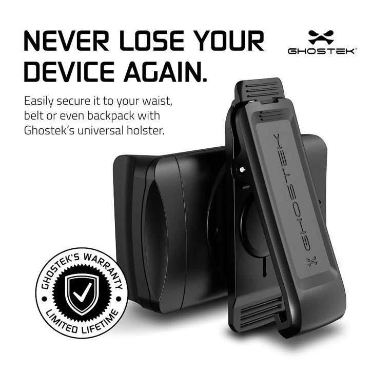 Ghostek Universal Smartphone Belt Clip Holster - Black