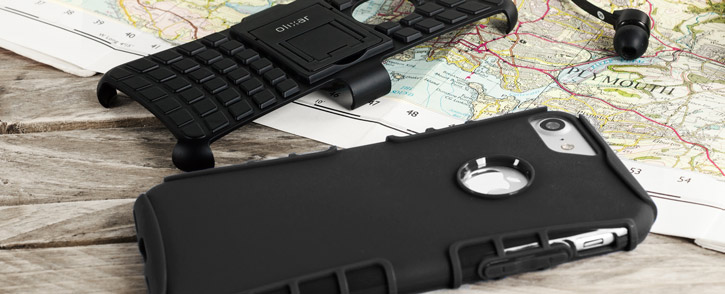Olixar ArmourDillo iPhone 7 Protective Case - Black