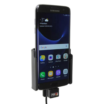 Support Galaxy S7 Edge Brodit Active Pivotant + Chargeur allume cigare