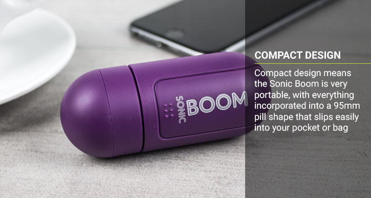 Pocket Boom Portable Vibration Speaker - Purple