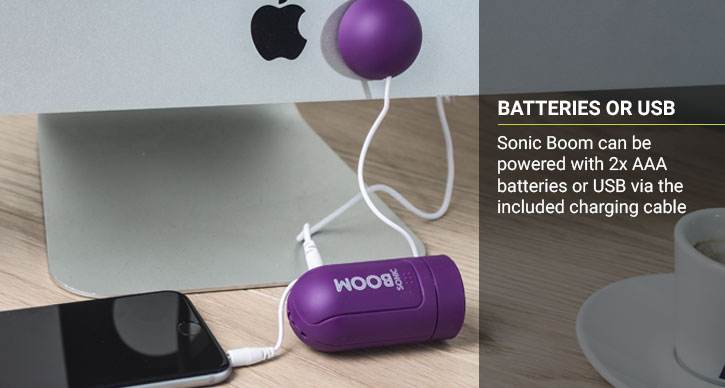 Pocket Boom Portable Vibration Speaker - Purple