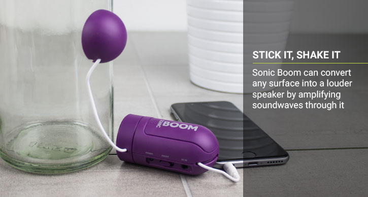 Pocket Boom Portable Vibration Speaker - Purple