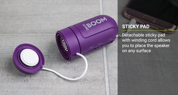 Pocket Boom Portable Vibration Speaker - Purple