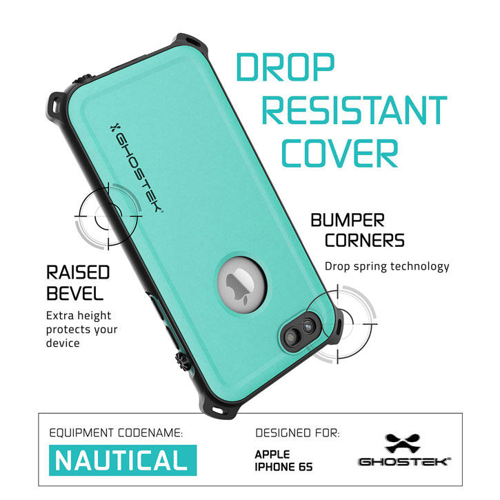 Ghostek Nautical Series iPhone 6S / 6 Waterproof Case - Teal