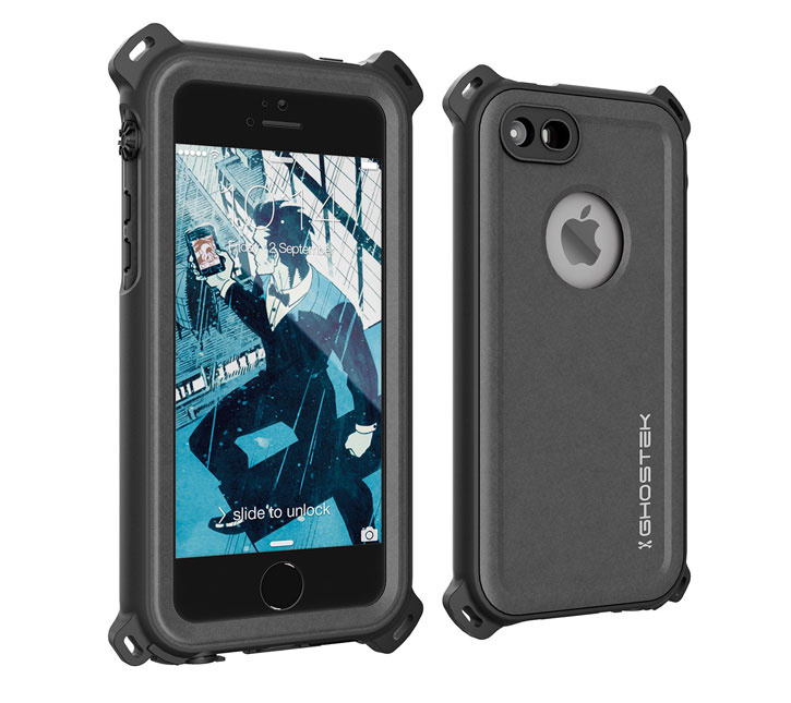 Ghostek Nautical Series iPhone SE Waterproof Case - Black