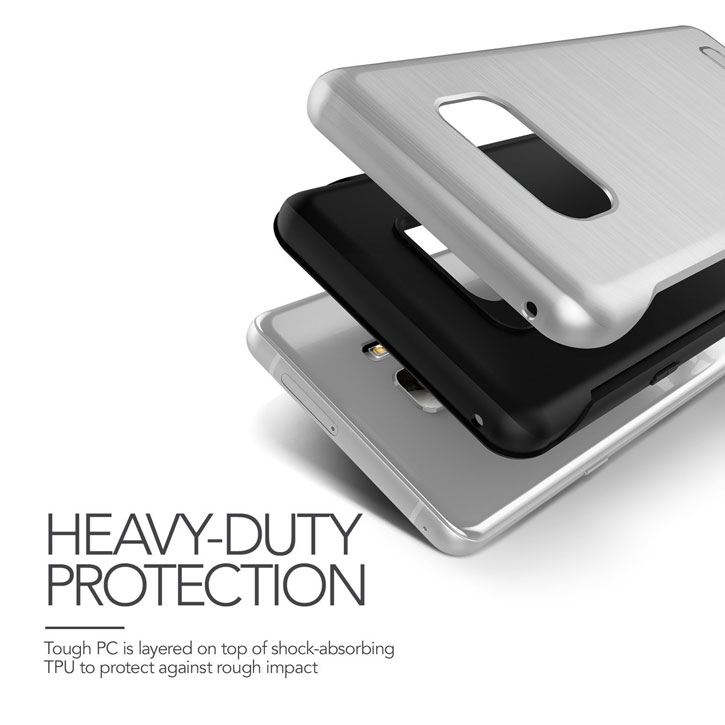 VRS Design Duo Guard Samsung Galaxy Note 7 Case - Satin Silver