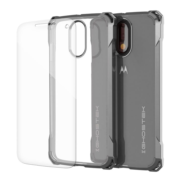 Ghostek Covert Moto G4 Plus Bumper Case - Clear / Black